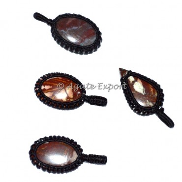 Fancy Jasper Wrap Pendants