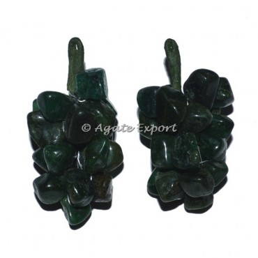 Green Jade Grapes Pendants