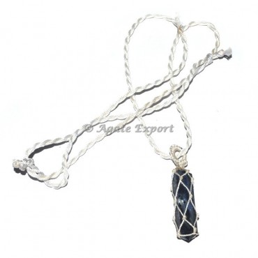Sodalite Wire Wrap Pendant