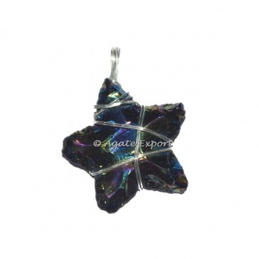Aura Star Wrap Pendants