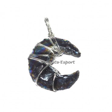 Aura Moon Wrap Pendants