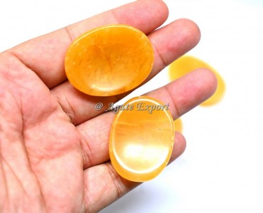 Golden Quartz Worry Stones.