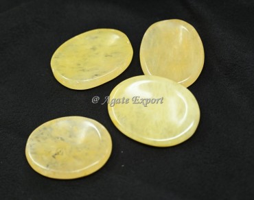 Golden Quartz Worry Stones.
