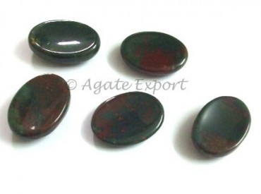 Blood Stone Worry Stones.
