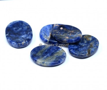 Blue Sodailite Worry Stone