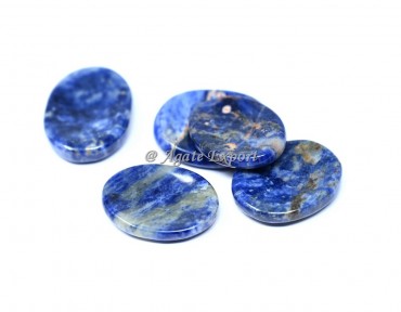 Blue Sodailite Worry Stone