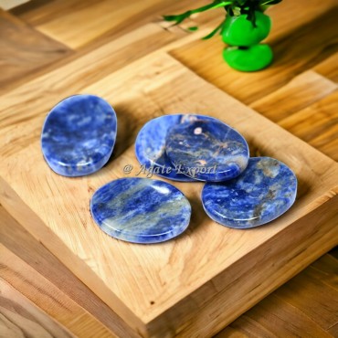 Blue Sodailite Worry Stone