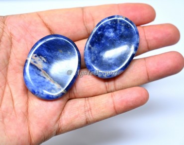 Blue Sodailite Worry Stone