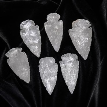 Inclusiones de cuarzo cristal de 2 pulgadas puntas de flecha de ágata Inclusiones de cuarzo cristal de 2 pulgadas puntas de flecha de ágata